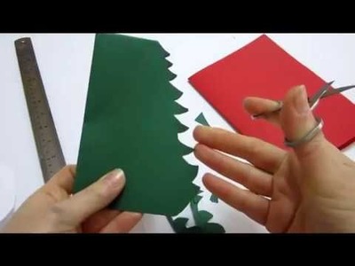 How to make a christmas pop up card *** Easy *** 2016-2017