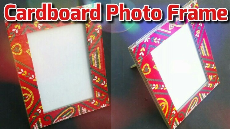 How To Make DIY Cardboard Photo Frame At Home