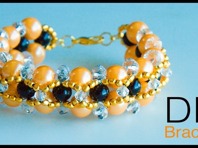 How to make pearl bracelet | DIY bracelet | making easy pearl bracelet | pearl jewelry