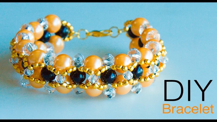 How to make pearl bracelet | DIY bracelet | making easy pearl bracelet | pearl jewelry