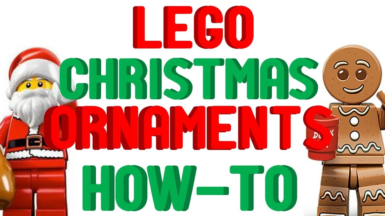LEGO CHRISTMAS ORNAMENTS HOW-TO BUILD! 