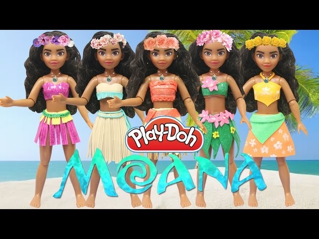 Play Doh Dress "Moana" Disney Princess - Play Doh Craft N Toys