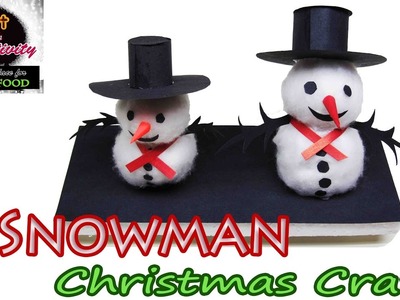 Snowman | Christmas craft | Art with Creativity 106