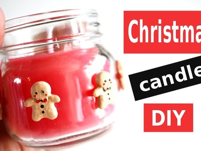 Christmas Candle DIY! Holiday Gingerbread Man CANDLES! XMAS TUTORIAL