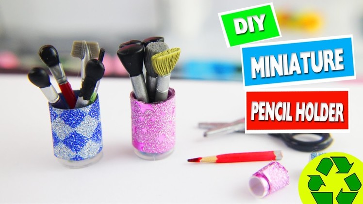 CRAFT WITH BARBIE: How to make a doll pencil holder - Easy doll Crafts
