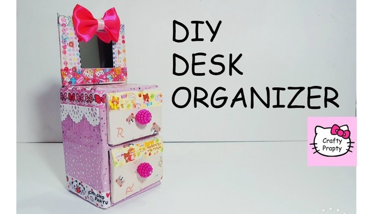 DIY Desk Organizer Cardboard