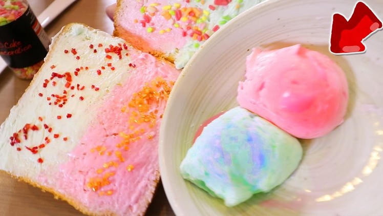 Diy Galaxy Cotton Candy Slime Butter Putty,  Making Butter Challange - Elieoops