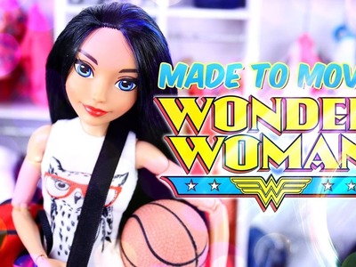 DIY - How to Make: Made to Move Wonder Woman - DC Super Hero Girls - Custom Doll - 4K