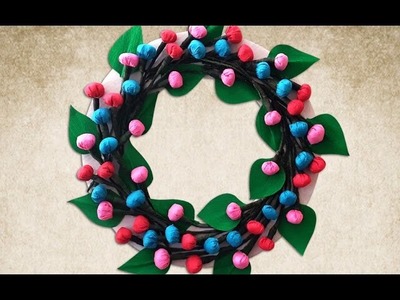 Easy DIY Christmas Wreath : How to Make Beautiful Christmas Wreath for Home Decoration?
