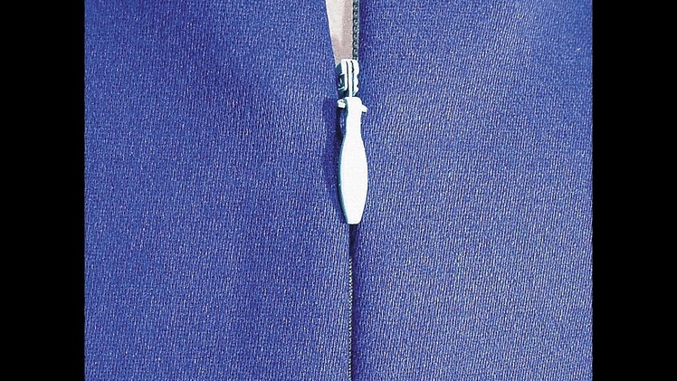How to attach invisible Zipper