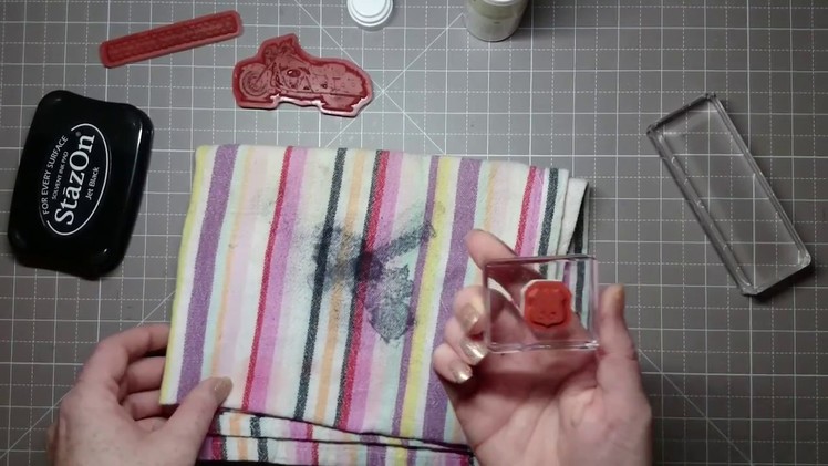 How To Clean Stazon & Archival Ink From Your Stamps