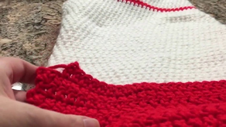 How to Crochet a Giant Stocking- Part 3
