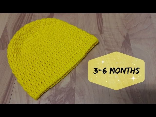 How to crochet a hat for 3-6 months old baby? | !Crochet!