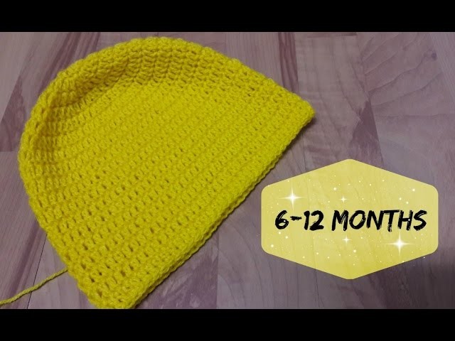 How to crochet a hat for 6 -12 months old baby? | !Crochet!