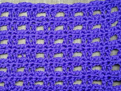 How to Crochet Lattice Pattern