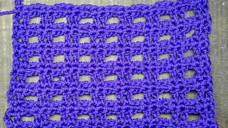 How to Crochet Lattice Pattern
