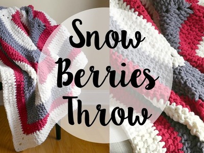 How To Crochet the Snow Berries Throw, Episode 369