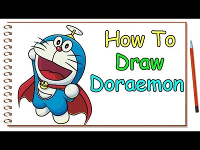 How to Draw Doraemon in Easy method - Doraemon Drawing for Kids