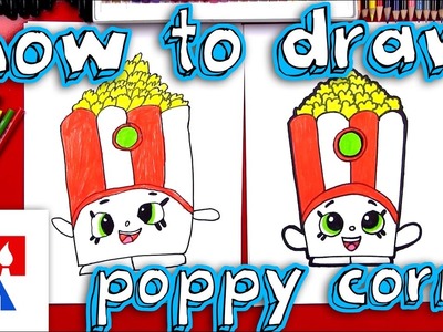 How To Draw Poppy Corn Shopkins - Toy Giveaway