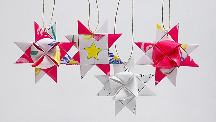 How to Fold a Scandinavian Star Ornament with Barb Owen - HowToGetCreative.com