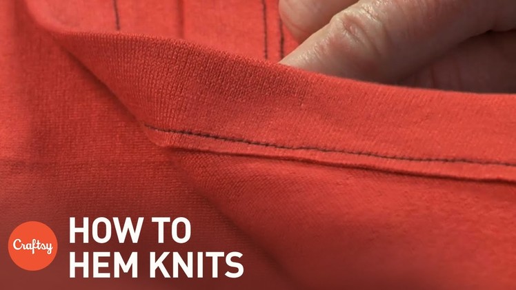 How to Hem Knit Fabric Without a Serger | Sewing Tutorial with Linda Lee
