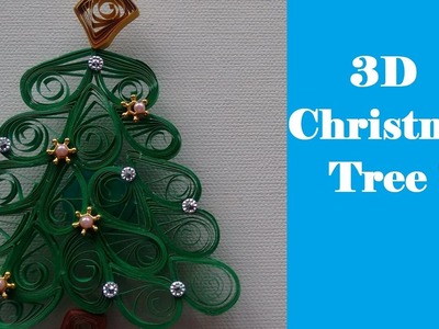 How to make 3D miniature Christmas Tree | Tutorial | DIY