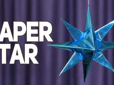 How to make a 3D paper star