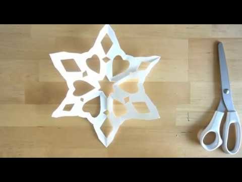 How to make a 6 sided SNOWFLAKE