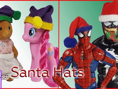 How to Make a Santa Hat for Action Figures & Other Toys, DIY