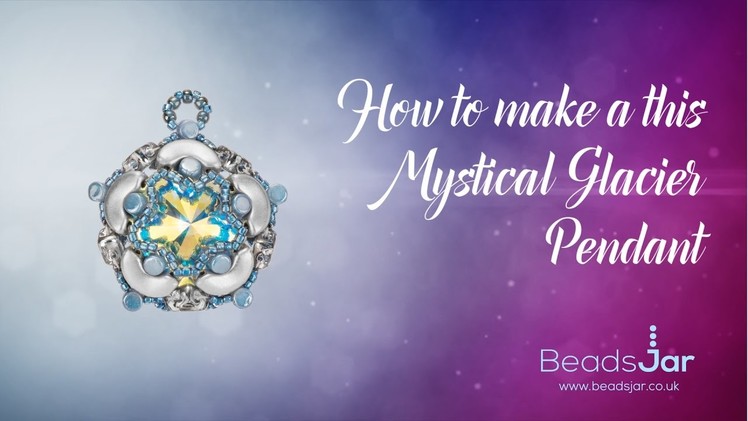 How to make a this Mystical Glacier Pendant | Seed Beads and Swarovski