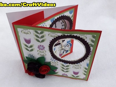 How to make changing picture card for New Year card Making | Happy New Year Card 2017