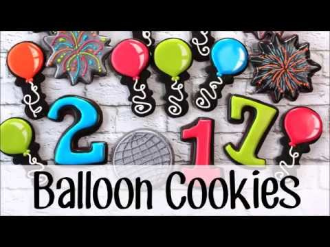 How to Make Decorated Party Balloon Cookies