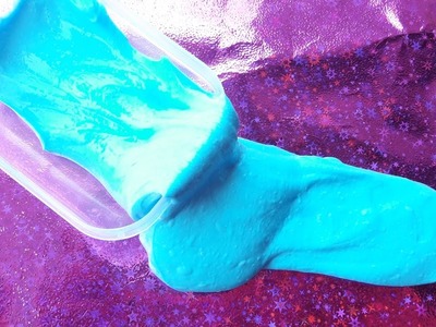 How To Make Dish Soap Slime! Giant Fluffy Slime without shaving cream, borax, baking soda, detergent