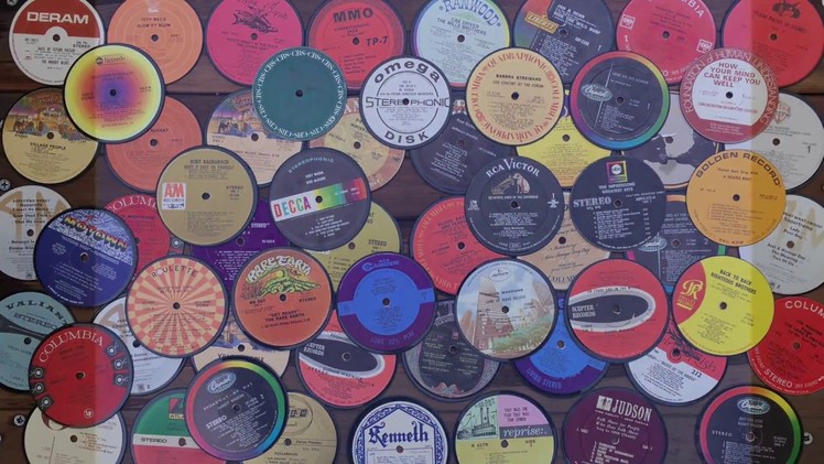 How to Make Drink Coasters from Old Vinyl Record Albums