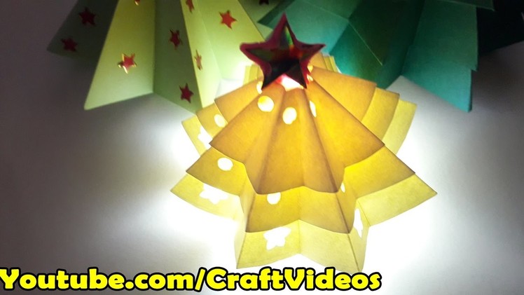 How to make Origami Christmas tree easy | Christmas Tree with Paper