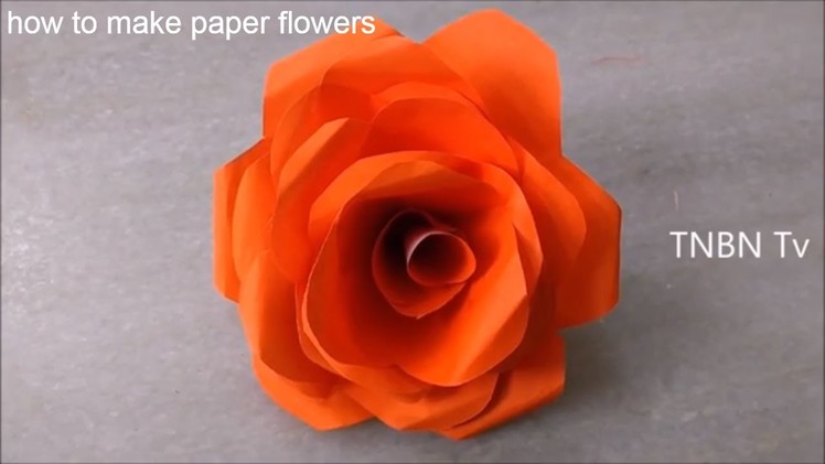 How to make paper flowers | easy origami flowers for beginners, simple life hacks, DIY