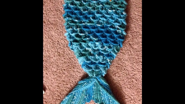 Mermaid Tail Video 1 - cucoon.Blanket.outfit crochet Tamil