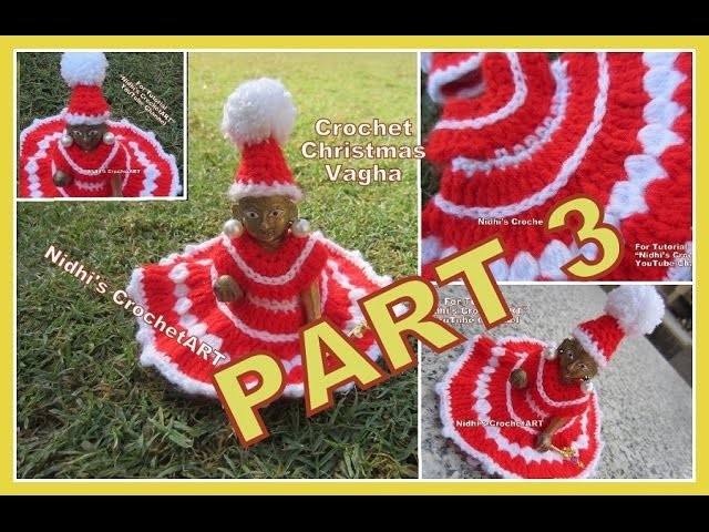 PART 3-How to Crochet Christmas Special Woolen Poshak Vagha Cloth Dress for Lord Little Krishna