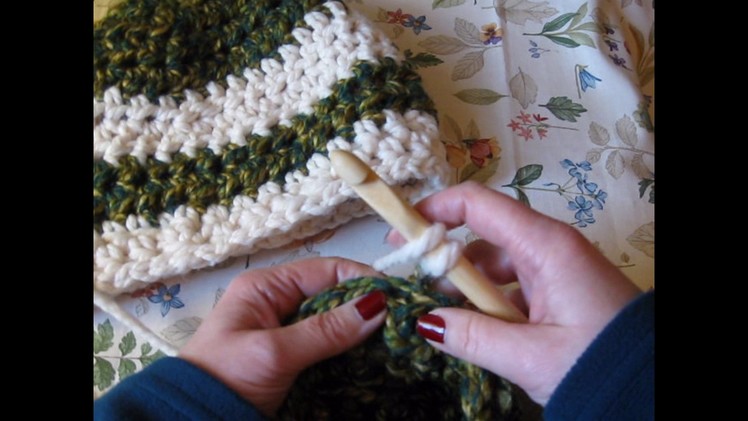 Pine Notes ~ Crochet A Long ~ Messy Bun Beanie for Fine Thin Hair or for Children