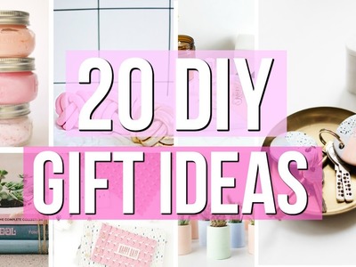 20 DIY Holiday Gift Ideas! Last Minute Gift Ideas 2016! DIY GIFTS!