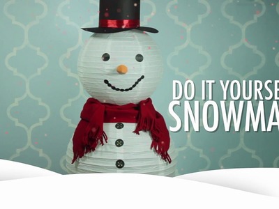 Christmas Special; DIY Papaer Lantern Snowman: DIYIndian