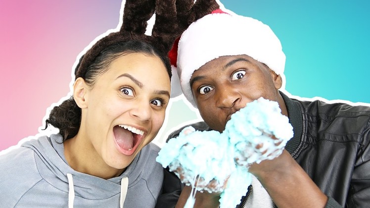 COUPLES DIY FLOAM SLIME WITH TOOTHPASTE!!!