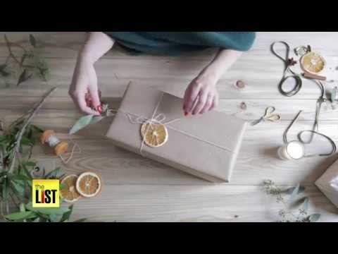 Creative DIY Brown Paper Gift Wrapping Idea