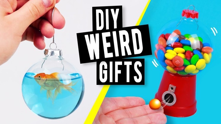 DIY WEIRD Last Minute Christmas Gifts You NEED to try!