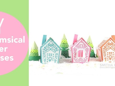 DIY whimsical paper houses, How to assemble Tonic Gingerbread House die