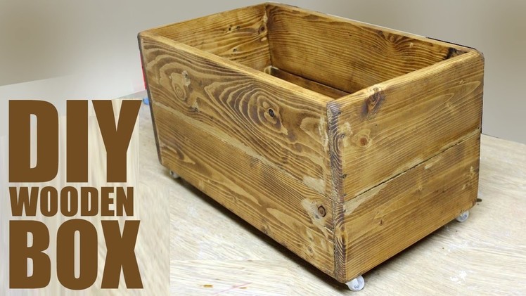 DIY Wooden Box - Pallet Wood Project