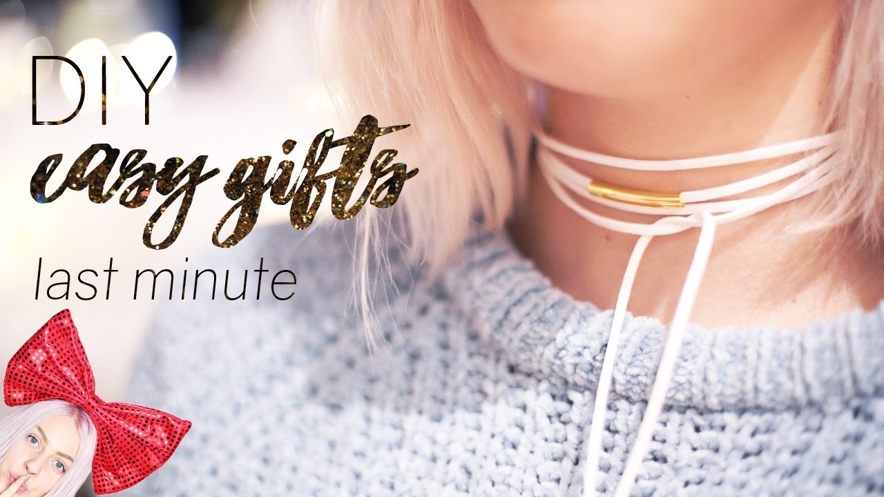 EASY Last Minute DIY Gifts - chokers, mugs, . | Christmas with ANY
