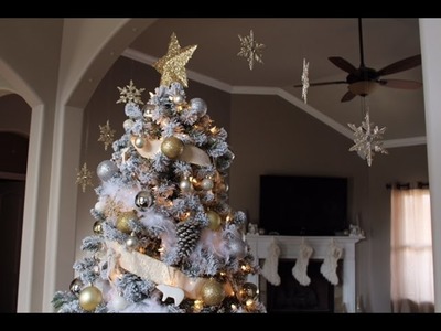 How to: Hanging Snowflakes | Christmas Decor DIY