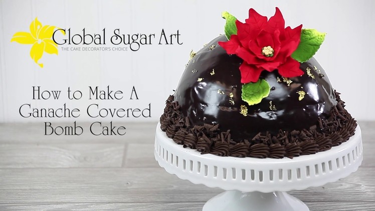 How To Make A Chocolate Bombe Cake by Chef Alan at Global Sugar Art