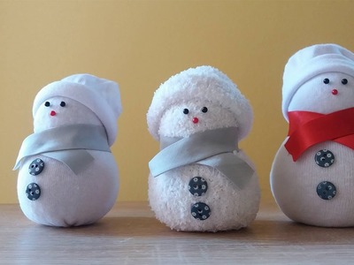 How To Make a Sock Snowman